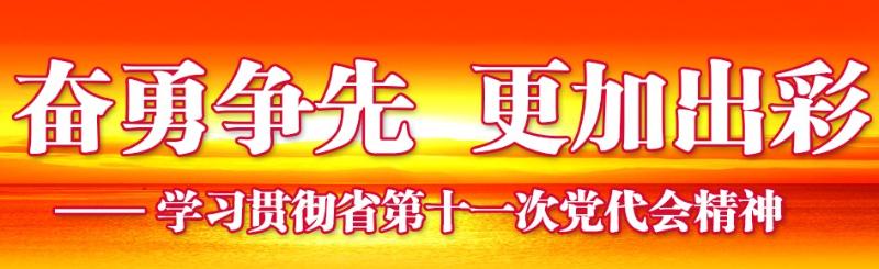 奮勇爭先，更加出彩——學(xué)習(xí)貫徹省第十一次黨代會精神